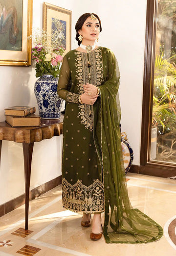 ASIM JOFA - EMBROIDERED CHIFFON