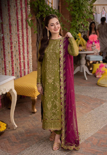 ASIM JOFA - CHIFFON EMBROIDERED FABRIC