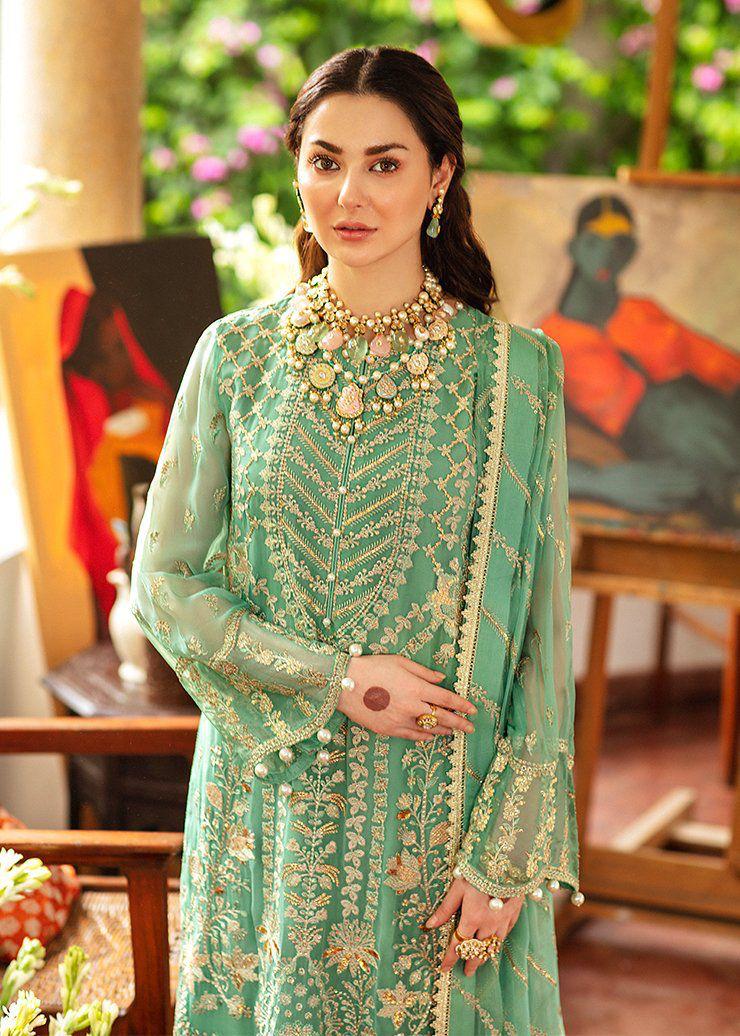 AFROZE SHENHAI - EMBROIDERED CHIFFON