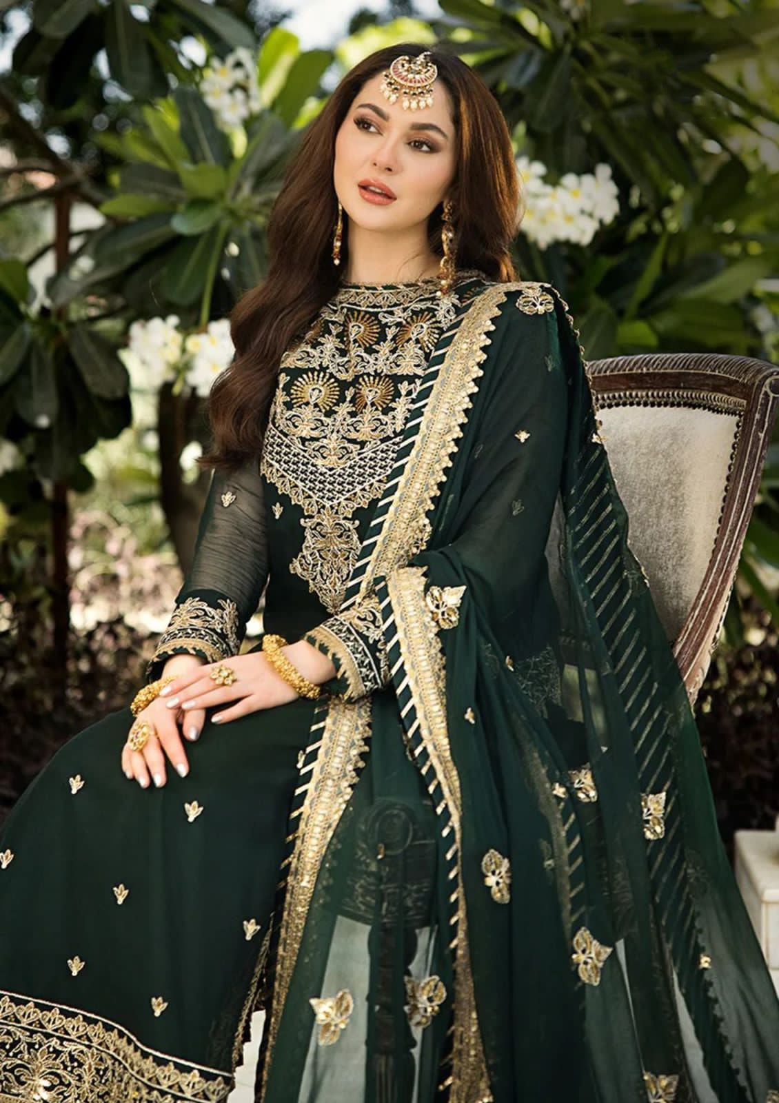 ASIM JOFA - EMBROIDERED CHIFFON