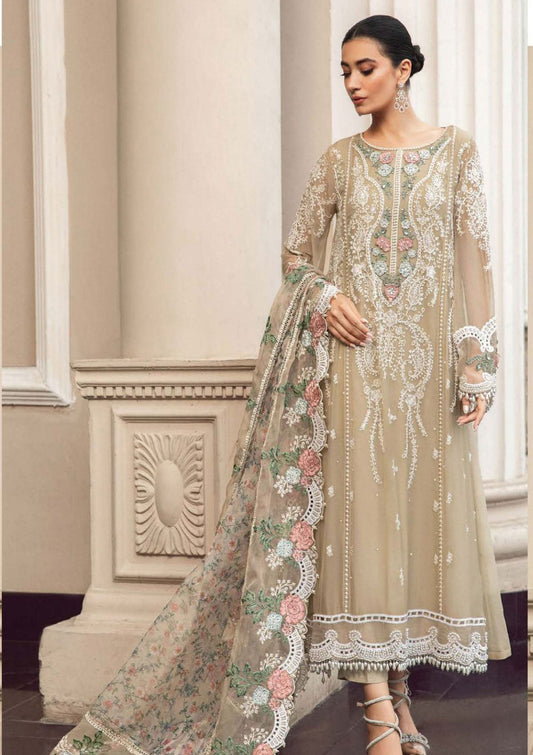 MARIA B - EMBROIDERED CHIFFON